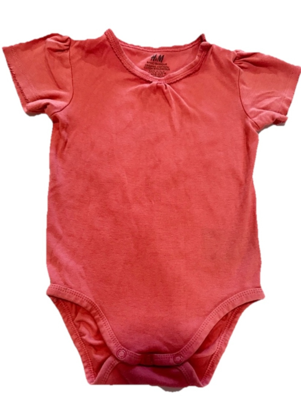 H&M Coral One-Piece Bodysuit